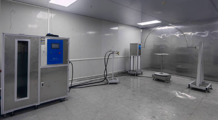 Rain Simulation Chamber Testing