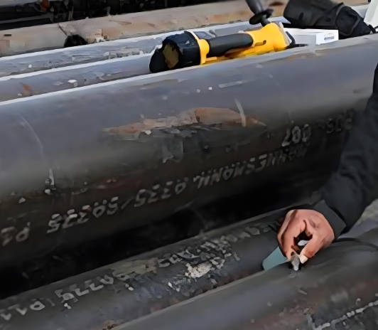 Pipeline support inspection