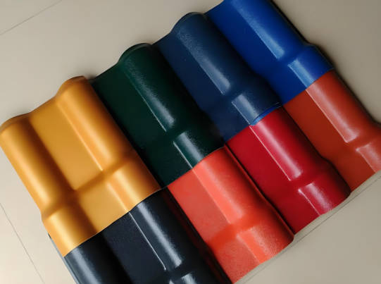 Identification method for quality of synthetic resin tiles