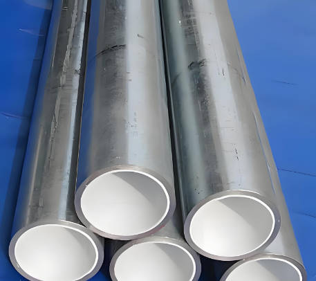 Testing service for externally galvanized and internally lined plastic steel pipes