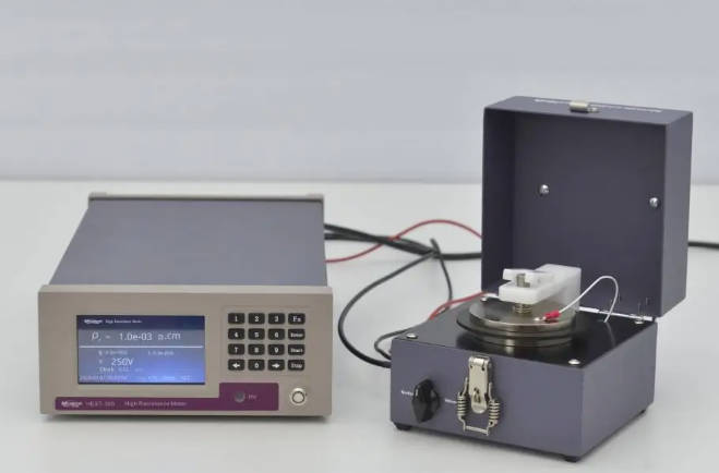 Room temperature volume resistivity experiment